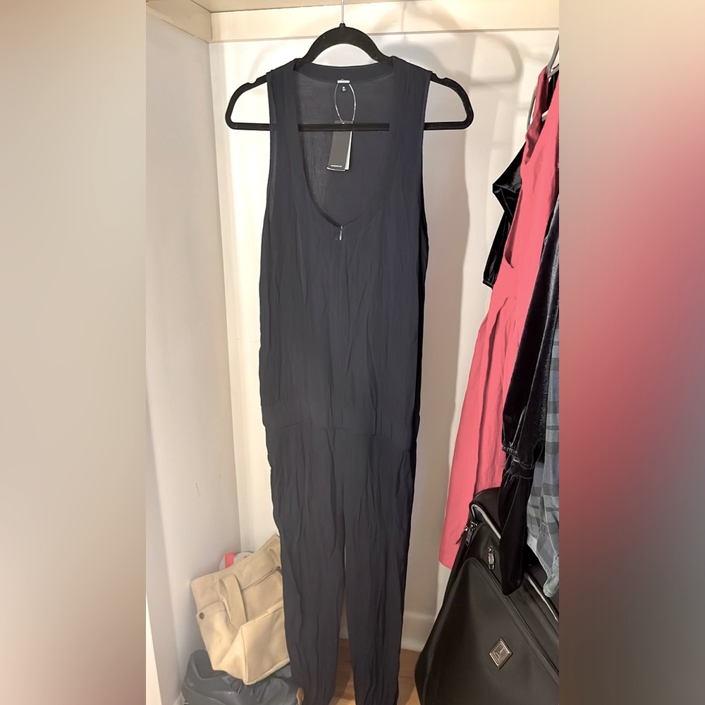 Monrow navy jumpsuit